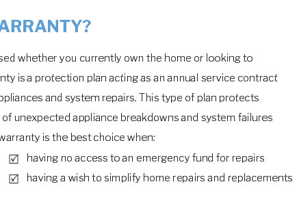 get a home warranty plan